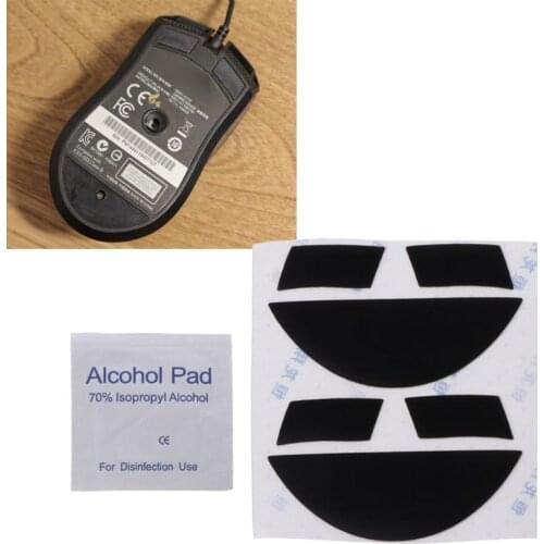 R58A 2 Sets 0.6mm Mouse Skates Mouse Stickers Pad for razer Abyssus 2014 Mouse