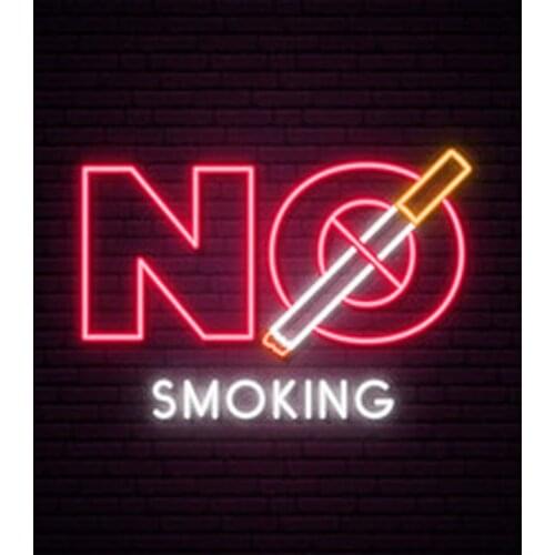 Neon Sign For No smoke Cigarette Tobacco shop glass Home Display Neon Beer Signs Neon Bulbs Decorative Neon Signs For Home Board