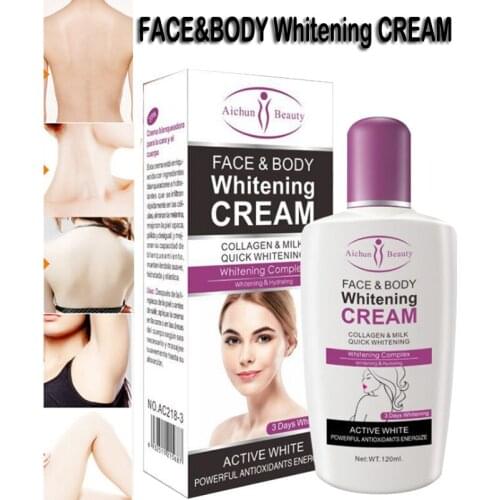 100g Milk bleach whitening cream skin moisturizer moisturizing deep skin body lotion