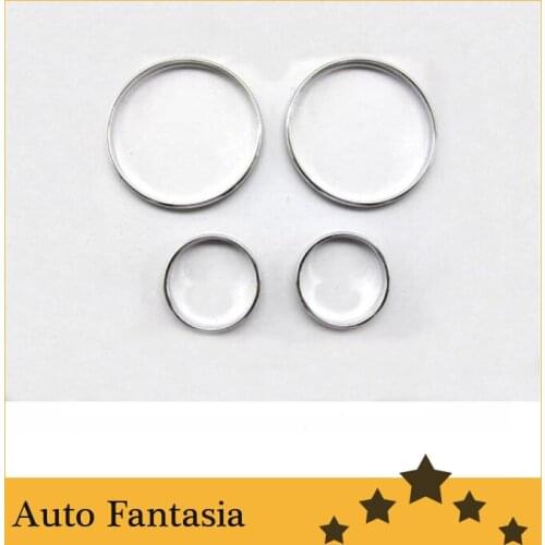 Plastic chrome trim chrome dash board gauge ring set - for Land Rover Freelander 03-05- free shipping