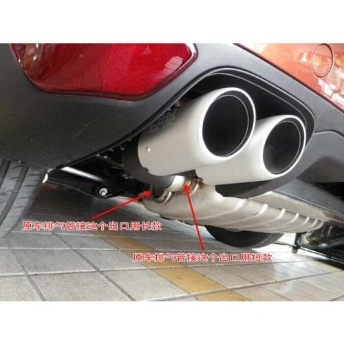 Applied to Models 11-14 of Porsche Cayenne Four Outlet Exhaust Pipe Cover
