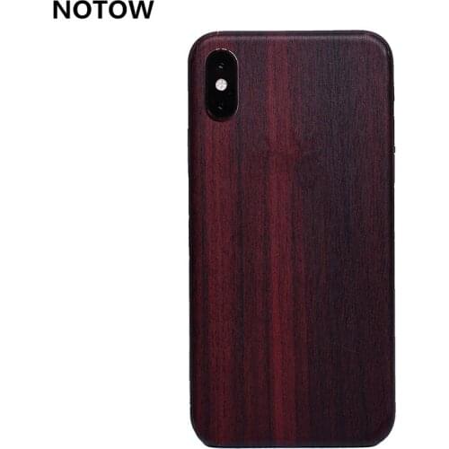 NOTOW Luxury Wood Skin Phone Sticker protective film Back Body Decal Wrap Protective for iphone XS/XS MAX/XR/7/7plus/8/ 8plus/X
