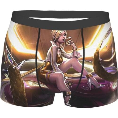 PRESTIGE K DA Evelynn League of Legends LOL MOBA Games Underpants Cotton Panties Mens Underwear Sexy Shorts Boxer Briefs