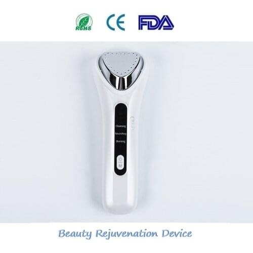 Ultrasonic Ion Vibration Facial Beauty Device Ionic Face Clean Anti Wrinkle Removal Tightening Face Lift Tighten Skin Care Tool