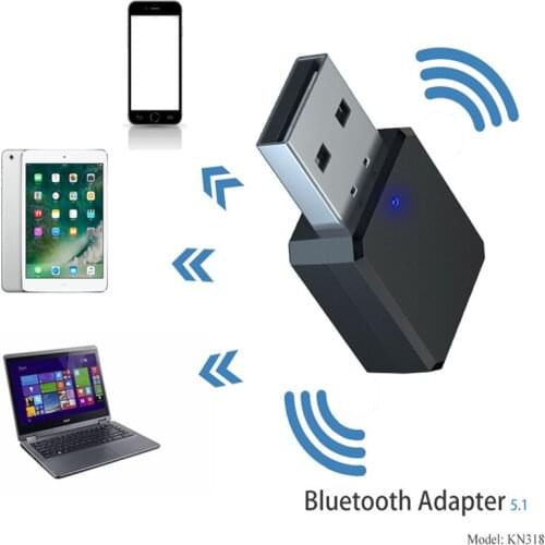 V5.1 Wireless USB Bluetooth 5.0 Adapter Bluetooth Dongle Music Receiver Adapter Bluetooth Transmitter AUX USB Stereo Dropship