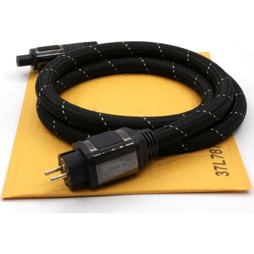 High Quality Hifi Audio PS AC-12 EUR Schuko Power Cable Hifi Power Cord Schuko Power Cord with EU Version Power Plug