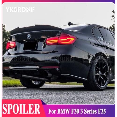 Rear Lip Spoiler For BMW F30 3 Series F35 2011 2012 2013 2014 2015 2016 2017 2018 ABS Tail Trunk Wing Decoration PSM Style