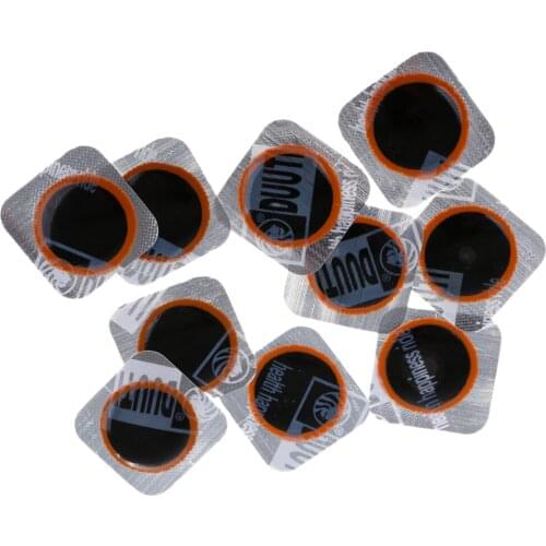 10 x Bicycle Tyre Puncture Rubber Patch Tire Inner Tube Patches Repair Tool Light weight and Ultra Thin