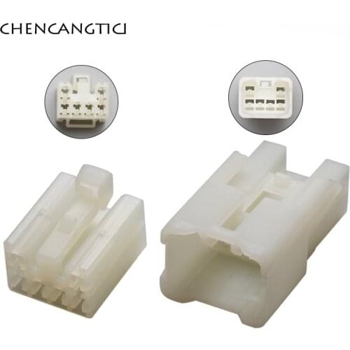 5 Sets 6 Pin Way Audio Modified Socket Plug Automobile 2.3(090) Connector For Toyota Car 7122-1360 7123-1360 MG620153 MG610152