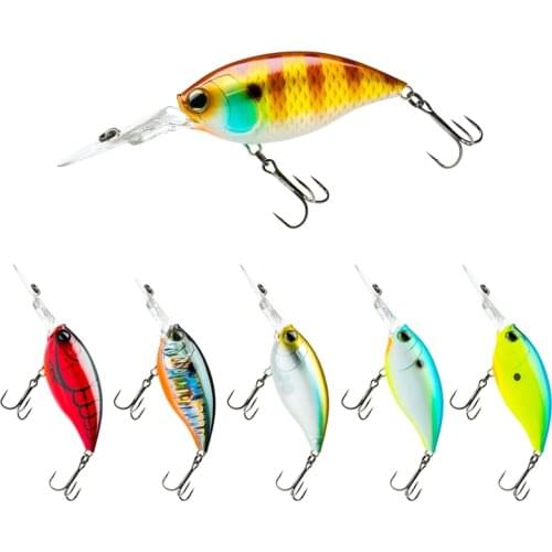 75mm 22.5g 3D eyes Crank Fishing Lure Floating Artificial plastic Hard Bait Trout Crankbait Wobbler Jig Bait carp fishing lures