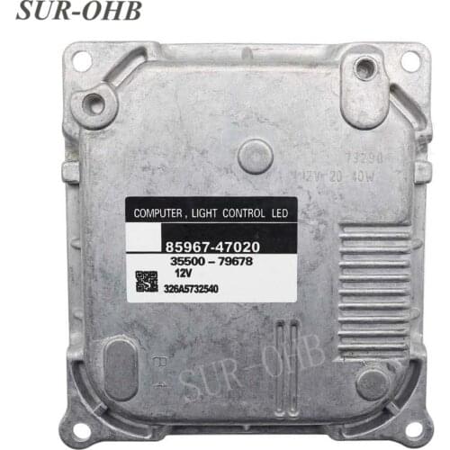 Original OEM Ballast Ignition Unit 85967-47020 COMPUTER LIGHT CONTROL LED Headlamp Module Part 35500-79678 For RX450 HS ST LS XW