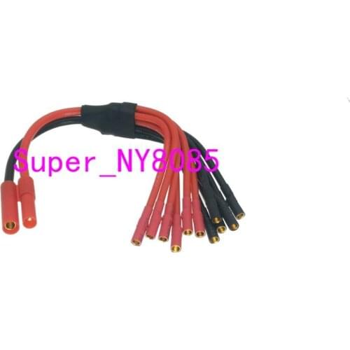 HXT 4mm male to 6x 3.5mm bullet Multistar ESC Power Breakout Cable hexacopter