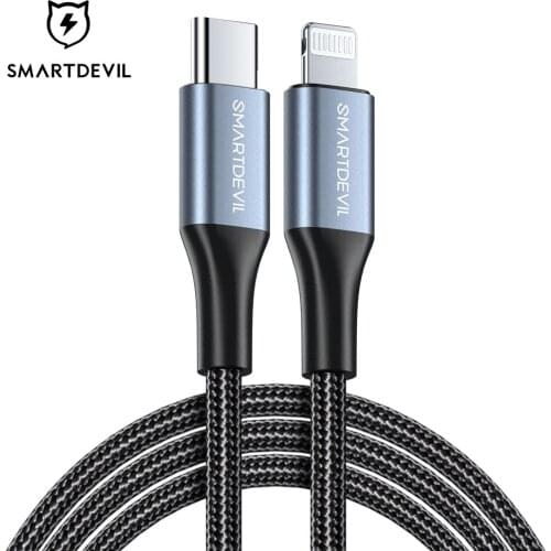 SmartDevil PD 20W MFi USB C to Lightning Cable for iPhone 12 13 Pro Max Fast Charger Data Cable for Macbook iPad Pro USB C Cord