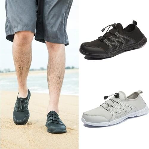 Mens Casual Shoes Summer Aqua Shoes Beach Sneakers Men Upstream Barefoot Shoes Swimming Slippers Diving Sock Shoes Big Size