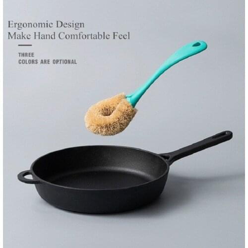Multifunction Pot Bowl Cleaning Brush Coconut Trees Bowl Dish Cleaning Scourers Household Kitchen Wash Tool kitchen Gadgets