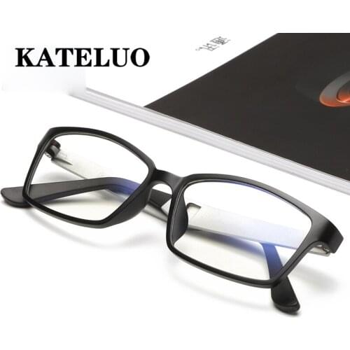 KATELUO Unisex ULTEM(PEI)- Tungsten Eyeglasses Computer Anti Blue Laser Radiation Fatigue Googles Optical Glasses Frame 13032