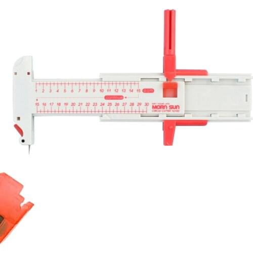 Rotary Compass Circle Cutter Large Size DIY 12mm-300mm Round Circular Cutting for Paper Photo Card Film Cutting Patchwork Art