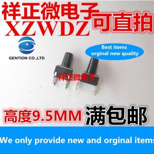 30pcs 100% orginal Authentic Japanese Alps touch switch 6x6x9.5 keys four feet SKHHANA010 bottom printed Alps