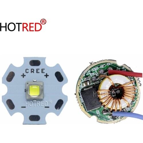 1Set SST-40 LED Cold White 10W instead of CREE XML2 XM-L2 LED Emitter Chip+DC3.7V 2.5A 17mm/22mm LED Driver for flashlight parts