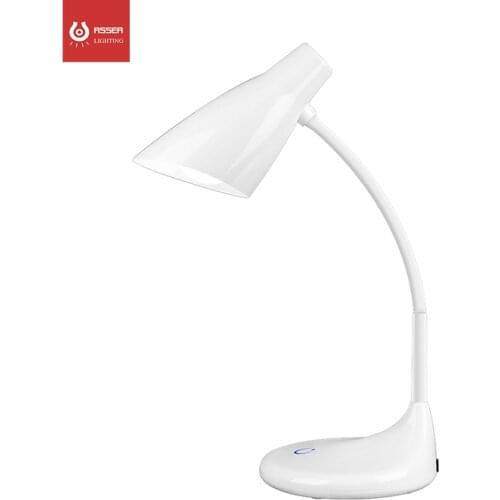 LED Light Source Flexible Metal Clip Gooseneck Table Lamp