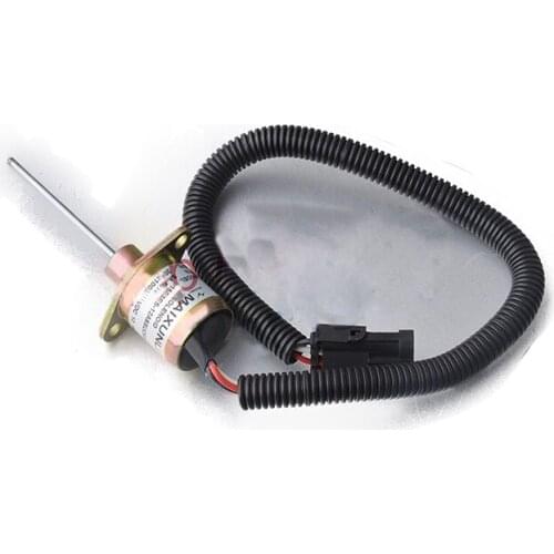 Fuel Flameout Solenoid Valve 1503ES-12A5SUC9SCC28 SA-5019 12V for Kubota 05 Series 6months Warranty