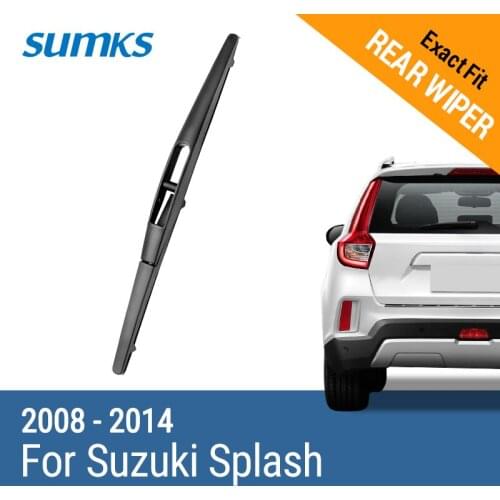SUMKS Rear Wiper Blade for Suzuki Splash 2008 2009 2010 2011 2012 2013 2014