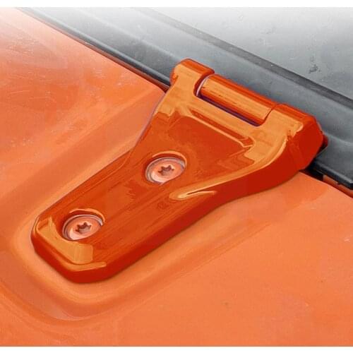 Car Engine Hood Hinge Protector Trim Cover Accessories JT for Wrangler 2021 Decorative Hinge For Jeep 2018-2020 JL Hood Gladiat