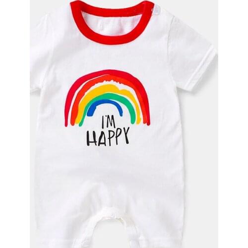 ZWY138 New Style Cartoon Baby Girl Summer Cotton Baby Girl Romper Short Sleeved Newborn/toddler Romper For Boys Baby Clothes