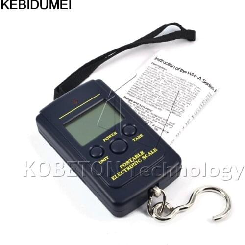 1pc Pocket Scale Durable Digital Hanging Scale Electric Hanging Luggage Fishing Weight Scale with LCD Display 20g-40Kg