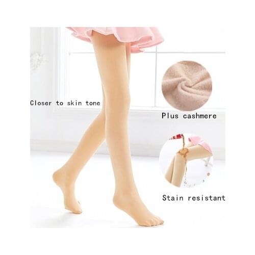 3pcs Autumn Winter Solid Color Children Tights For Baby Girls Kids Cute Velvet Pantyhose Tights Stockings For Girls Dance Tights