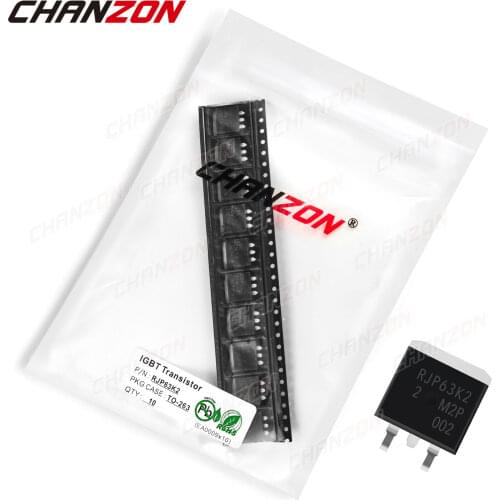 10pcs RJP63K2 TO-263 SMD RJP 63K2 Field Effect Bipolar Junction Triode BJT IGBT Transistor Fets TO263 Integrated Circuits