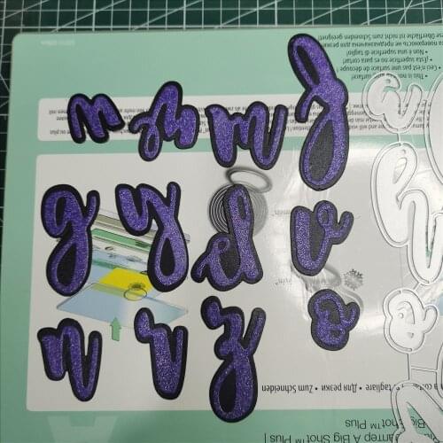 Large Alphabet Die Cuts Large Size Metal Cutting Dies Stencils For DIY Scrapbooking Words Photo Album Decorative Embossing DIY