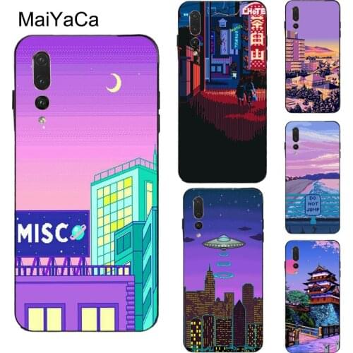 MaiYaCa Pixel Aesthetic Case For Huawei Honor 8X 9X 9 10 Lite 20 Pro 10i 7A Pro 7C 8A 8C 8S Y6 Y9 Y7 2019 Nova 5T