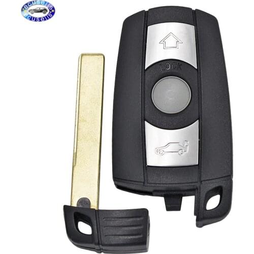 Remote Key Case for BMW 1 3 5 6 Series Smart Key Shell Blade Fob E90 E91 E92 E60