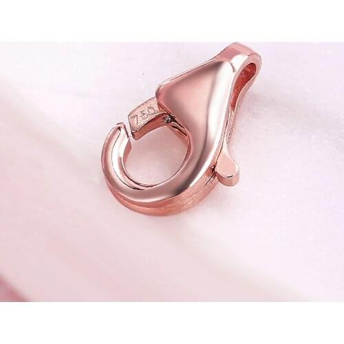 Pure 18K Rose Gold Clasp Bracelet Clasp AU750 Gold Clasp