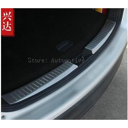 For Mazda Cx-5 2012 2013 2014 2015 2016 Inner Inside Rear Bumper Protector Trunk Boot Cargo Sill Plate Cover Trim Stainless