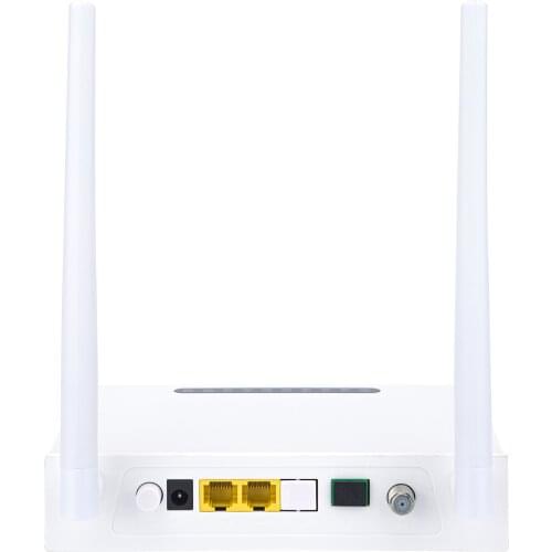 New 5pcs XPON 1GE+1FE+WIFI+CATV ONU ONT Dual Band Ont ONU Gpon Fiber modem network router English version without power