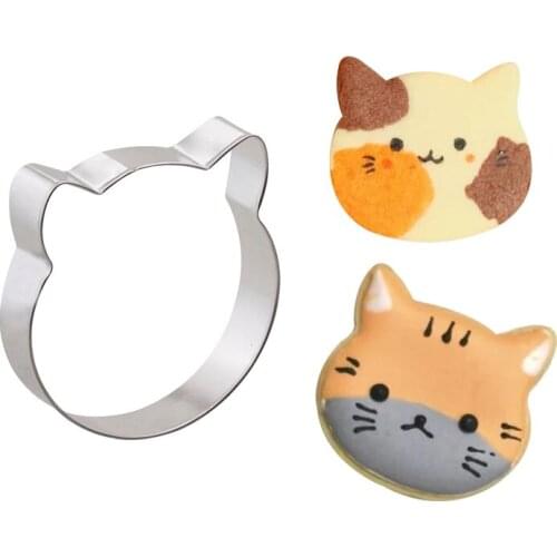 Cookie Mold Biscuit Fondant Pastry Cutter Cat Shape Aluminum Alloy Cake Decorating Accessories DIY Baking Cutter Kitchen Tool