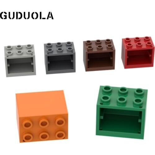 Guduola Special Brick 4532 Cupboard 2x3x2 with Solid Studs MOC Build Educational DIY Toys Parts 10pcs/LOT