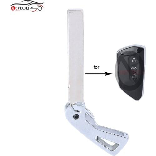 KEYECU 2PCS/Lot Smart Remote Key Blade for for Volkswagen VW 2020