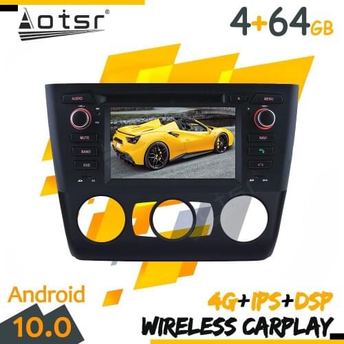 Android Tape Radio Recorder Car For BMW 1 Series E81 E82 E88 2004+ GPS Navi Multimedia Player Stereo Autoradio Carplay Head unit