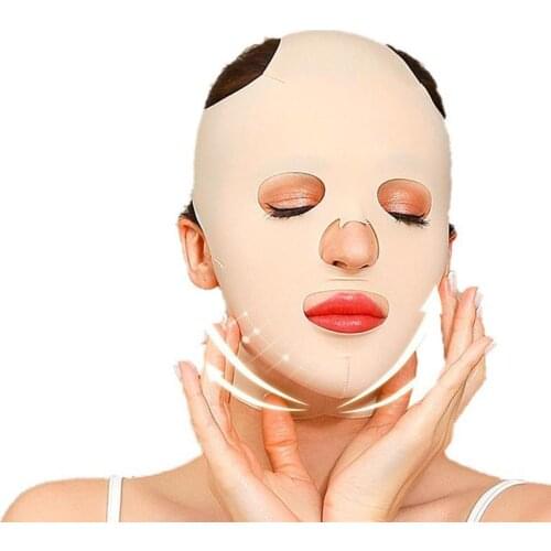 Sleep Face Lifting Bandage 3D Reusable Women Beauty V Shape Mask Face Slimming Full Anti O4S2