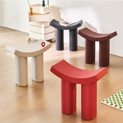 Furniture For Home Chairs Kitchen Bathroom Shower Chair Hallway Ottoman Nordic Balcony Stool Creative Childrens Dining Chair