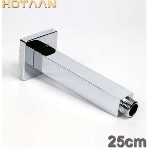Wall Mounted & Ceiling Mounted Shower Arm BRASS Material Chromed Bathroom Shower Accessories 25cm size Free Shipping