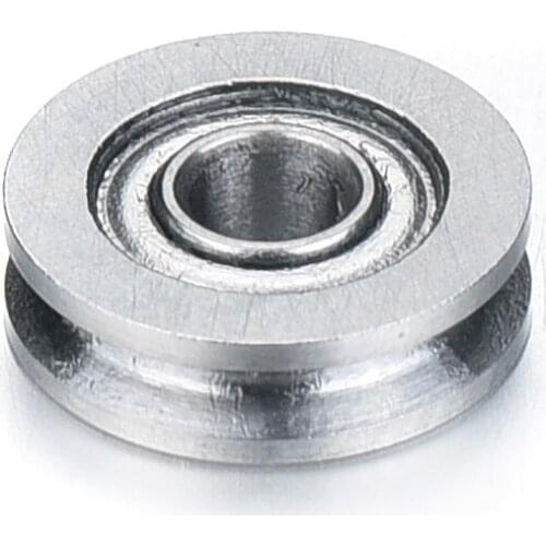 New 1Pcs 3x10x3mm U603 U Groove Bearing Track Pulley Bearing For High Speed Turn