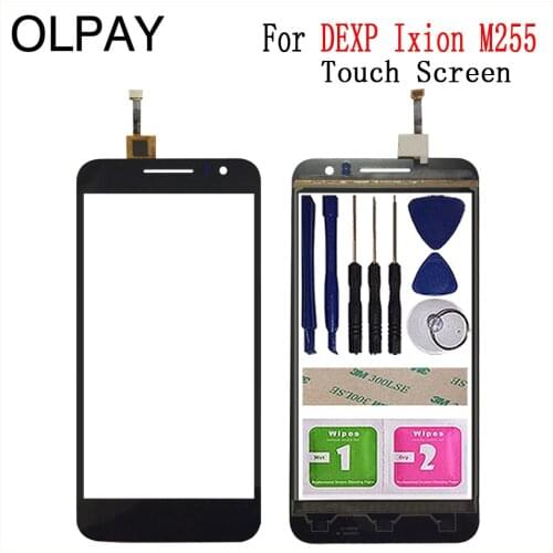 5.5'' Touch Screen For Dexp Ixion M255 Touch Screen Glass Digitizer Panel Lens Sensor Glass Tools Free Adhesive And Wipes