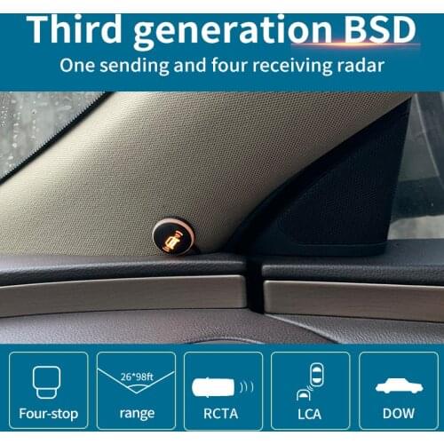 Driintel RCTA AOA Millimeter Wave Radar Blind Spot Detection System BSD BSM BSA Microwave Radar Blind Spot Monitoring Variable