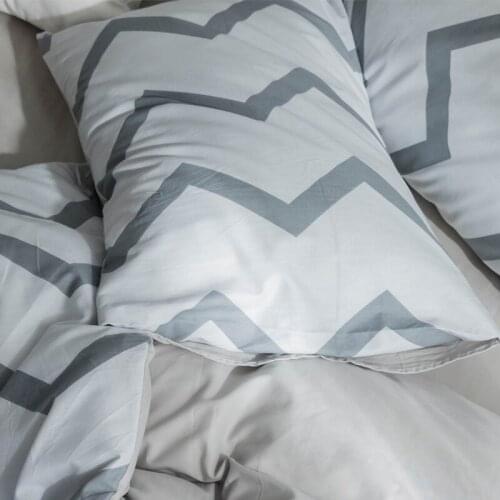 Nordic Geometric Pillow Case Chevron Wave Cotton Back Support Cushion Cover Pillowcase Home Dorm Room Decorative Decor 2pcs