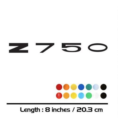 2 X New Sales motorcycle bike Fuel tank Wheels Fairing notebook Luggage helmet MOTO Sticker decals For KAWASAKI Z750
