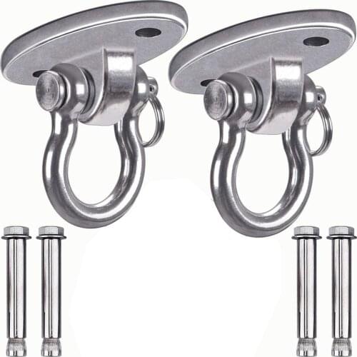 Stainless Steel 304 Heavy Duty Swing Hangers Swing Sets 250Kg Capacity for Swing and Yoga Hammock Chair Sandbag